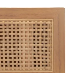 Light Wood And Cane 3-Drawer Chest-Kirkland's Home Fashion