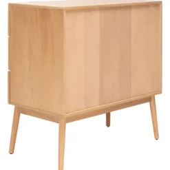 Light Wood And Cane 3-Drawer Chest-Kirkland's Home Fashion