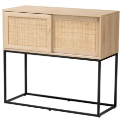 Light Wood And Rat Sliding Door Cabinet-Kirkland's Home Best