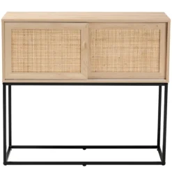 Light Wood And Rat Sliding Door Cabinet-Kirkland's Home Best