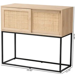Light Wood And Rat Sliding Door Cabinet-Kirkland's Home Best