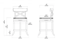 Light Wood And Seagrass Swivel Counter Stool-Kirkland's Home Online