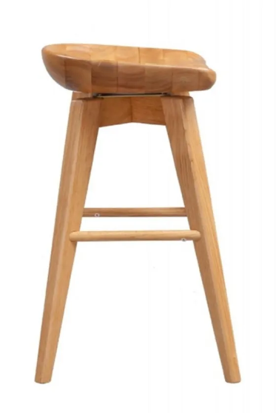 Light Wood Backless Swivel Counter Stool-Kirkland's Home Clearance