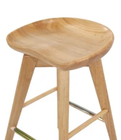 Light Wood Backless Swivel Counter Stool-Kirkland's Home Clearance