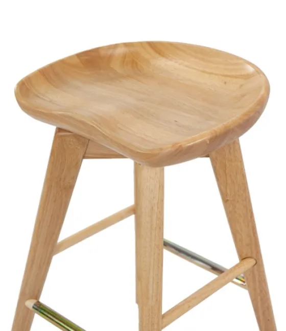 Light Wood Backless Swivel Counter Stool-Kirkland's Home Clearance