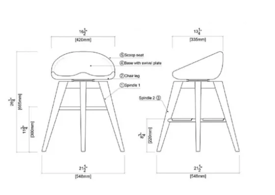 Light Wood Backless Swivel Counter Stool-Kirkland's Home Clearance
