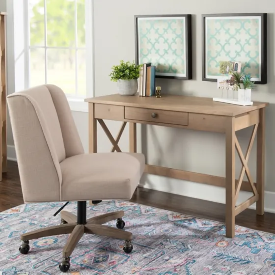 Light Wood X-Sides Desk-Kirkland's Home Online