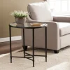 Lila Glass And Metal Oval Accent Table-Kirkland's Home Discount