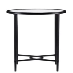 Lila Glass And Metal Oval Accent Table-Kirkland's Home Discount