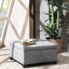 Lila Tufted Charcoal Storage Ottoman-Kirkland's Home Cheap