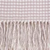Lilac And White Waffle Knit Fringe Throw-Kirkland's Home Cheap