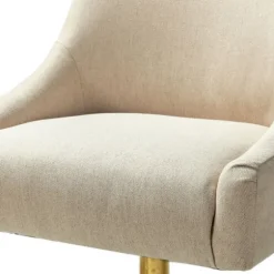 Lili Cream Golden Office Chair-Kirkland's Home Hot