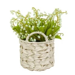 Lily Of The Valley Arrangement In Basket-Kirkland's Home Hot