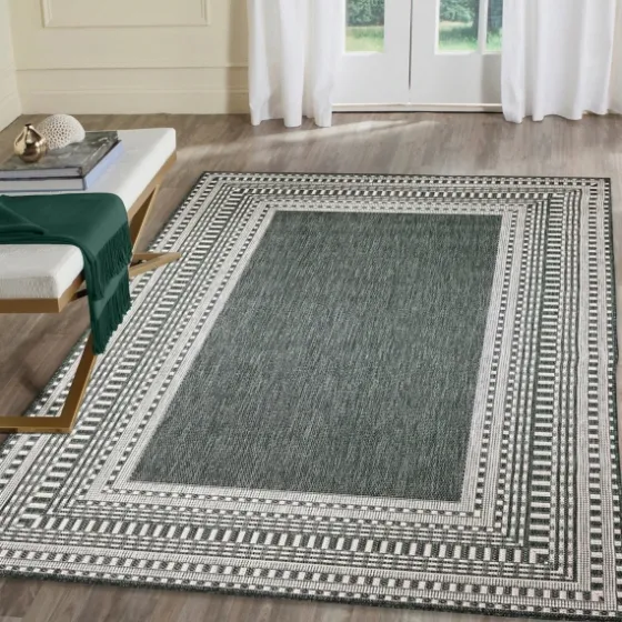 Linear Macy Indoor/Outdoor Area Rug, 6X9-Kirkland's Home Shop