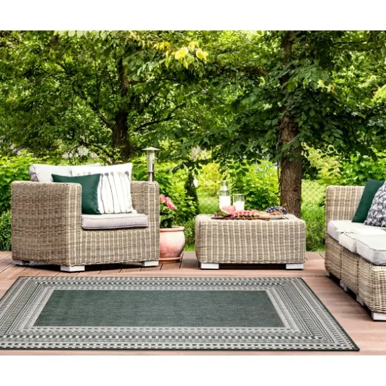 Linear Macy Indoor/Outdoor Area Rug, 6X9-Kirkland's Home Shop