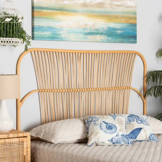 Linear Weave Rat Queen Headboard-Kirkland's Home Clearance