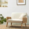 Linen And Rattan Loveseat-Kirkland's Home Flash Sale