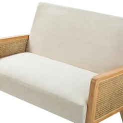 Linen And Rattan Loveseat-Kirkland's Home Flash Sale