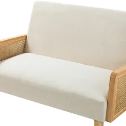 Linen And Rattan Loveseat-Kirkland's Home Flash Sale