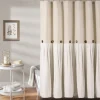 Linen Button Shower Curtain-Kirkland's Home New