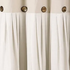 Linen Button Shower Curtain-Kirkland's Home New