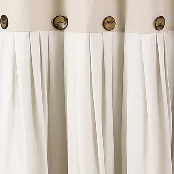 Linen Button Shower Curtain-Kirkland's Home New