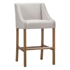 Linen Castaic Barstool-Kirkland's Home Hot