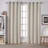 Linen Sateen Curtain Panel Set, 96 In.-Kirkland's Home Sale