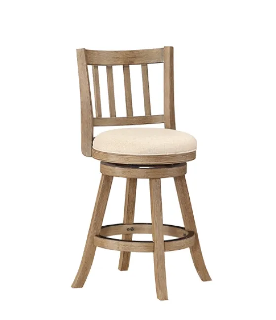 Linen Slat Back Swivel Counter Stool-Kirkland's Home Cheap