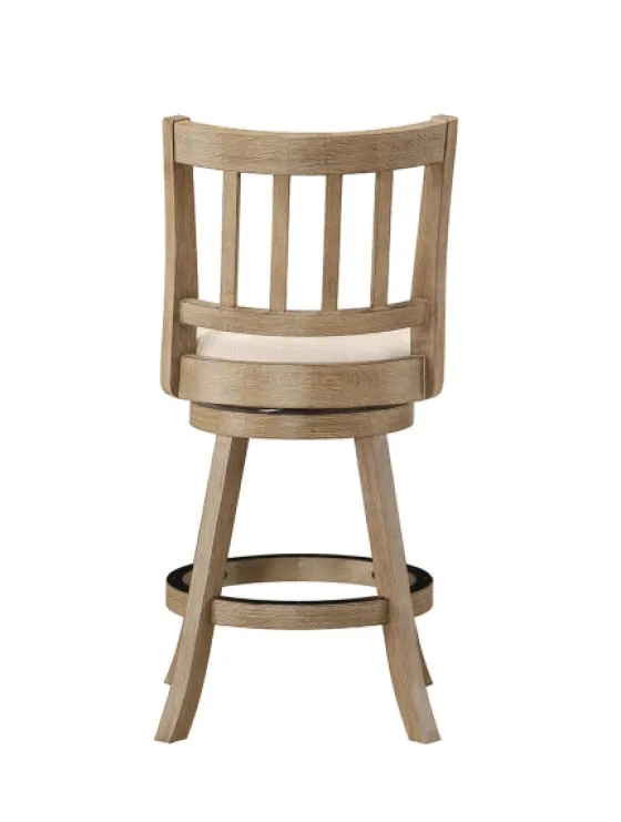 Linen Slat Back Swivel Counter Stool-Kirkland's Home Cheap