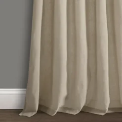 Linen Top Knotted Burlap Curtain Panel Set, 95 In.-Kirkland's Home Fashion