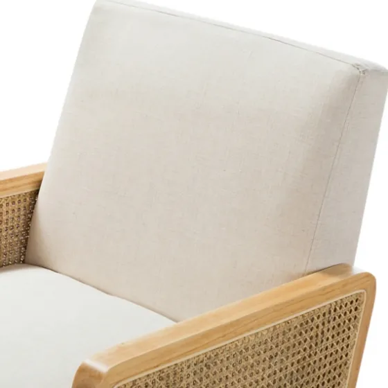 Linen Upholstered Accent Chair-Kirkland's Home Best Sale