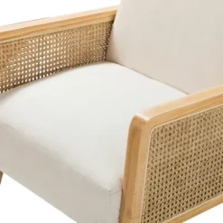 Linen Upholstered Accent Chair-Kirkland's Home Best Sale