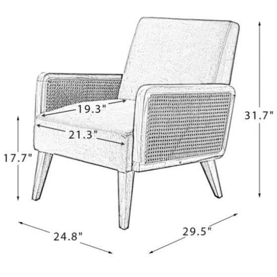 Linen Upholstered Accent Chair-Kirkland's Home Best Sale