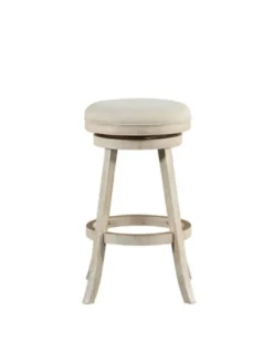 Linen Upholstered Swivel Bar Stool-Kirkland's Home Clearance