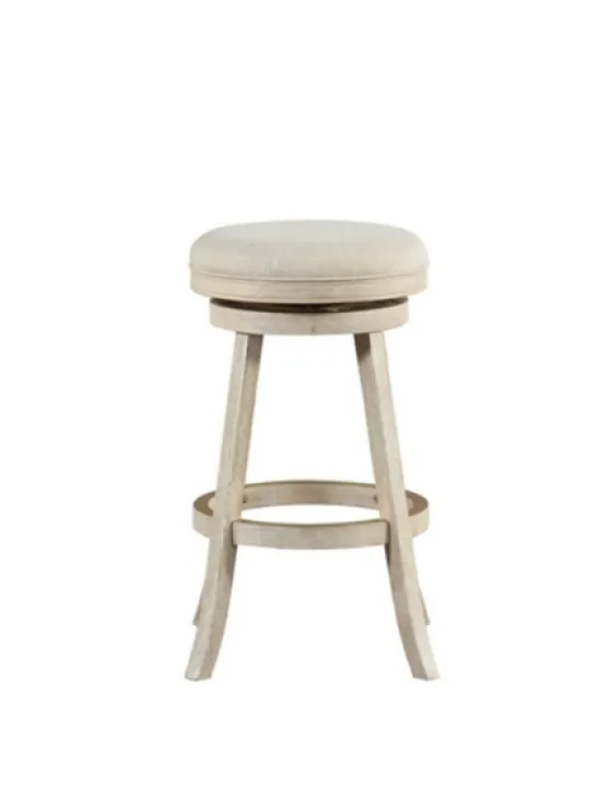 Linen Upholstered Swivel Bar Stool-Kirkland's Home Clearance