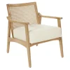 Linen Wash Cane Back Alina Armchair-Kirkland's Home Best Sale