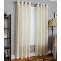 Linen Woven Single Curtain Panel, 84 In.-Kirkland's Home Cheap