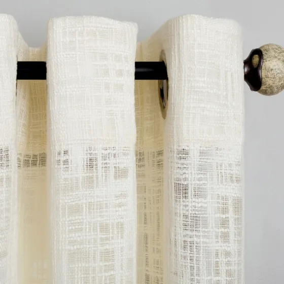 Linen Woven Single Curtain Panel, 84 In.-Kirkland's Home Cheap