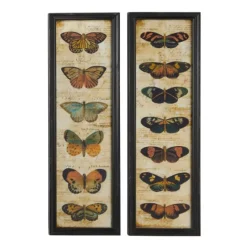 Literary Butterflies Framed Art Prints, Set Of 2-Kirkland's Home Best Sale