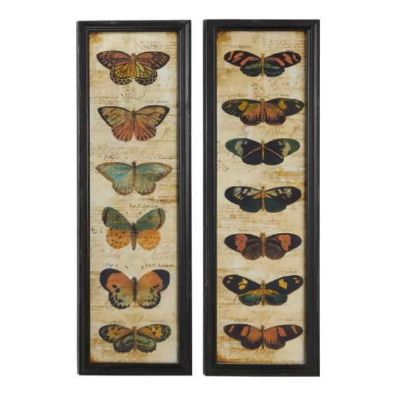 Literary Butterflies Framed Art Prints, Set Of 2-Kirkland's Home Best Sale
