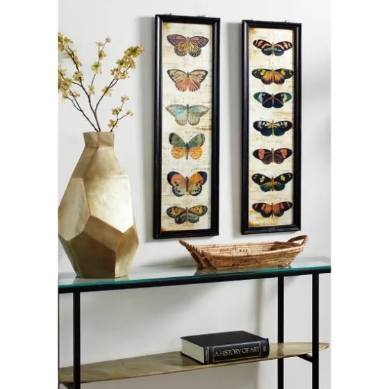 Literary Butterflies Framed Art Prints, Set Of 2-Kirkland's Home Best Sale