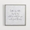 Little By Little Linen Wall Plaque-Kirkland's Home Hot