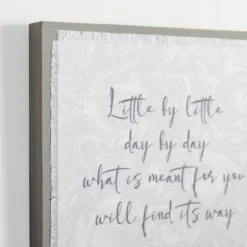 Little By Little Linen Wall Plaque-Kirkland's Home Hot