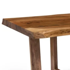 Live Edge Coffee Table With Crossed Legs, 42 In.-Kirkland's Home Store