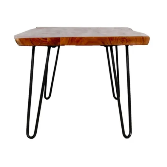 Live Edge Hairpin Legs Coffee Table, 24X42 In.-Kirkland's Home Clearance