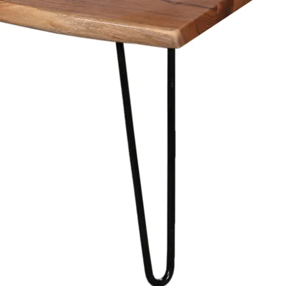 Live Edge Hairpin Legs Coffee Table, 24X42 In.-Kirkland's Home Clearance
