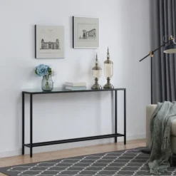 Long Metal Mirrored Top Console Table-Kirkland's Home Flash Sale
