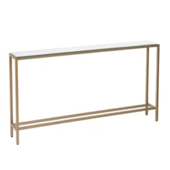 Long Metal Mirrored Top Console Table-Kirkland's Home Best