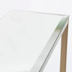 Long Metal Mirrored Top Console Table-Kirkland's Home Best